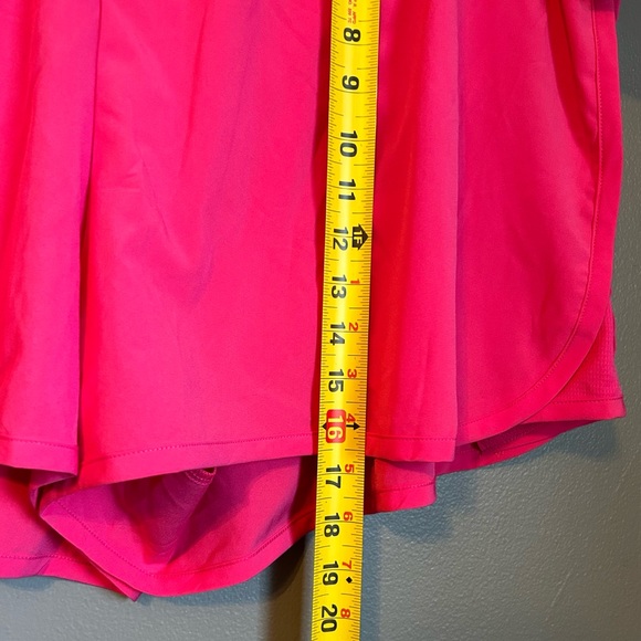 NWT Ideology Sz 3X Women’s Fiery Pink Athletic Lined Drawstring Workout Shorts! - Picture 9 of 11